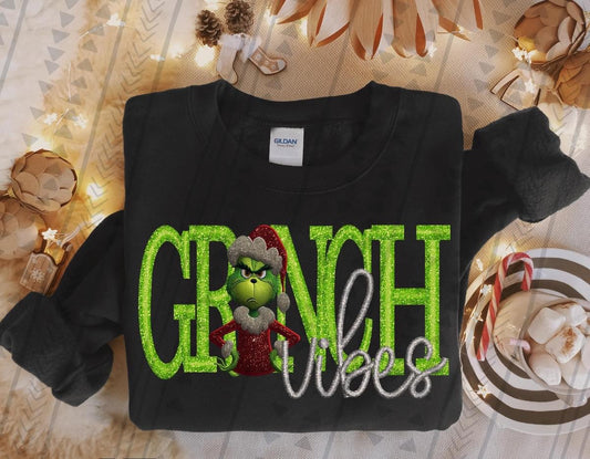 Grinch Vibes Crewneck