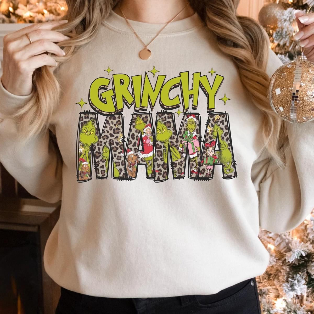 Grinchy Mama Green