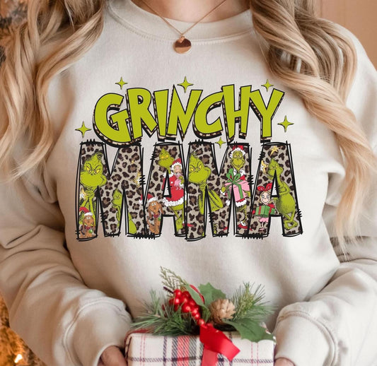 Grinchy Mama Green