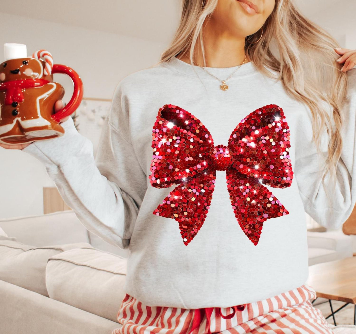 Red Sparkle Bow