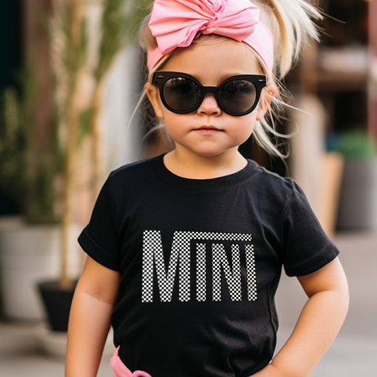 MINI ONLY Checkered Black